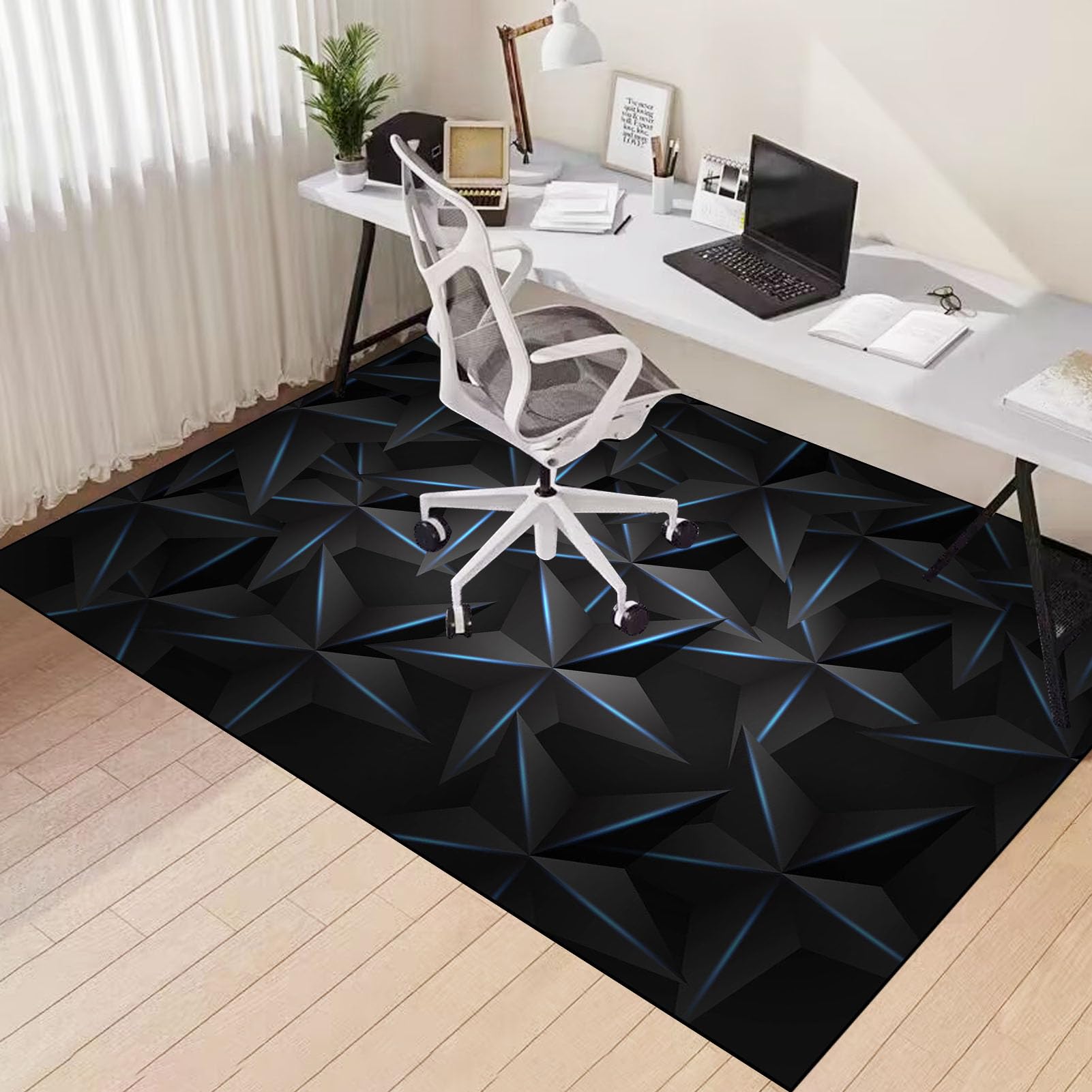Tapis de Chaise Gaming Antidérapant Protège Le Sol, 110 x Tapis de Chaise Gaming Antidérapant Protège Le Sol, 110 x
