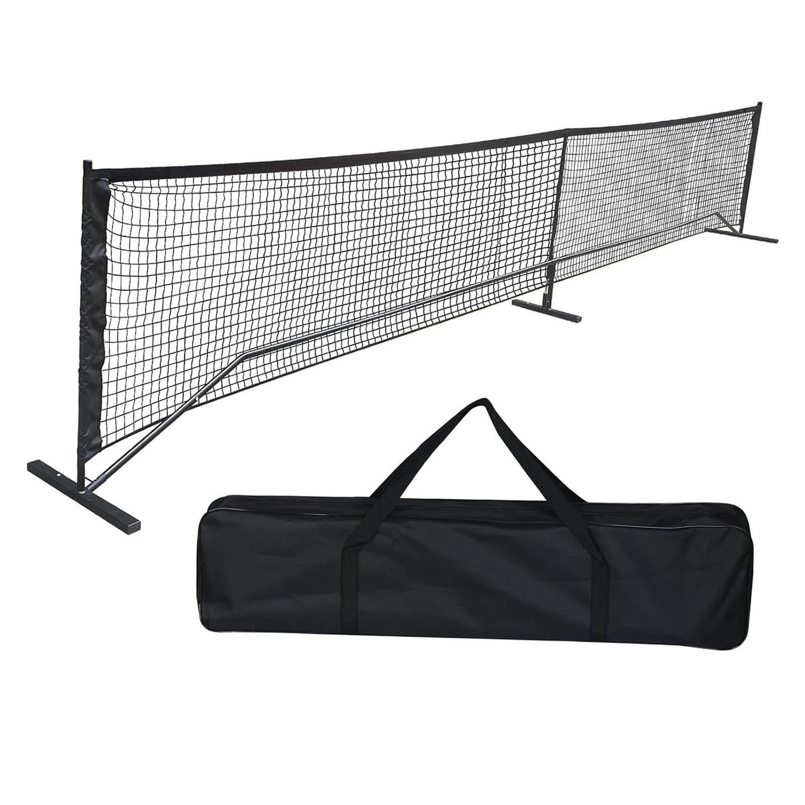 Rete da pickleball Set di rete portatile for pickleball da 22 piedi, for gioco, for parco giochi pubblico, for interni ed esterni, for prato, cortile, allenamento