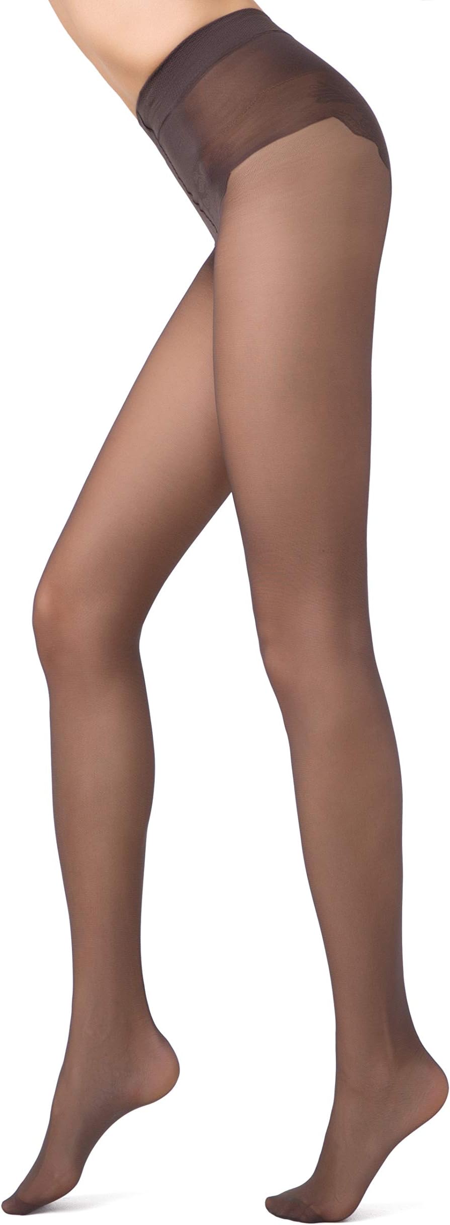 Conte French Cut Sheer Pantyhose Tights with Lace Top Panties Bikini 20 Den