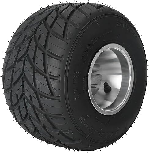 Miniatura 6 de Neumático y llanta Go Kart de alto rendimiento, rueda trasera de kart de 11 x 7.10-5 y patrón de pernos de ajuste de neumáticos de 1.969 in con 3