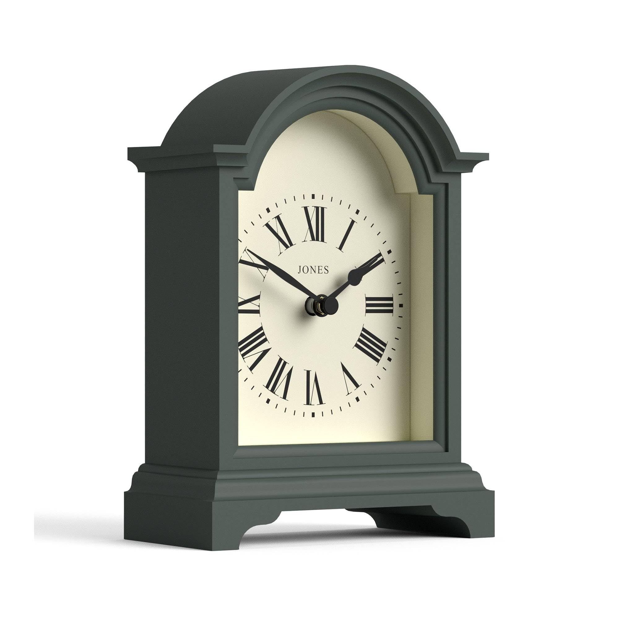 Jones Clocks® Bistro mantel clock, Asparagus Green, 18 x 13 x 6 cm - Image 2