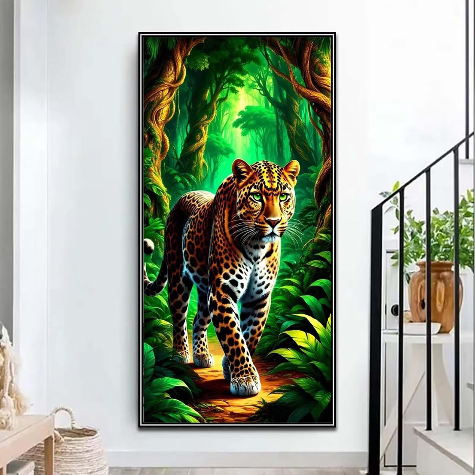 Diamentowe malowanie leśne, DIY diamentowe malowanie dorośli 60x120cm n5w