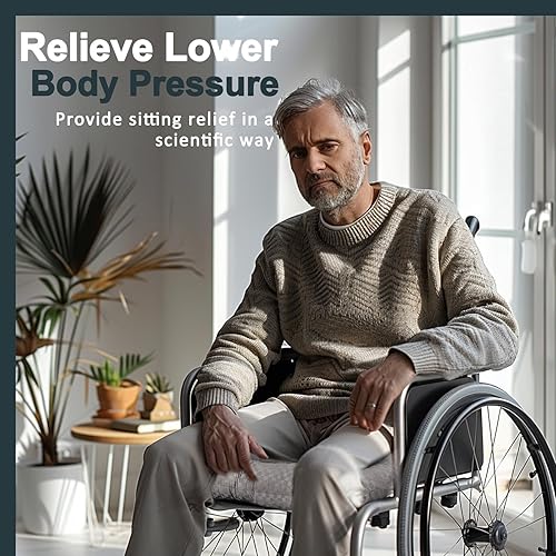 Miniatura 6 de Cojines antideslizantes para silla de ruedas, cojines para llagas de cama para glúteos, almohada ortopédica en forma de dona Ergonomic Innovations