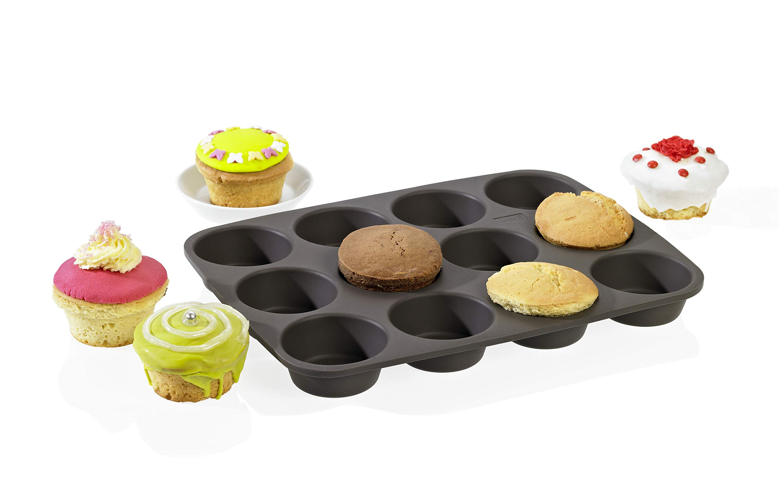 Lurch FlexiForm 85031 amerykańska foremka do muffinek z 12 formami brązowa