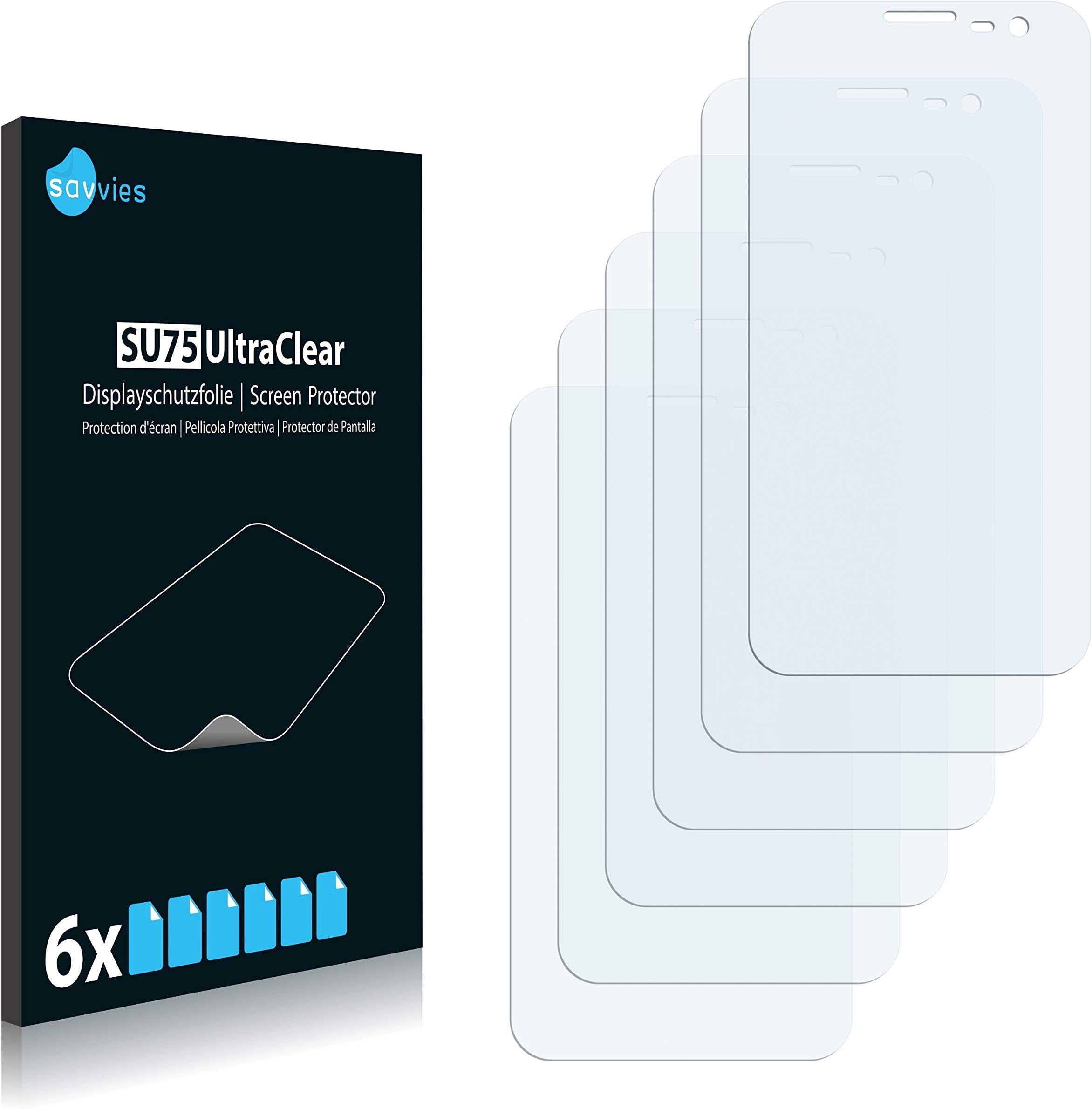 Savvies Screen Protector compatible with Xtreamer JoyZ Protection Film Clear (6 Pack)