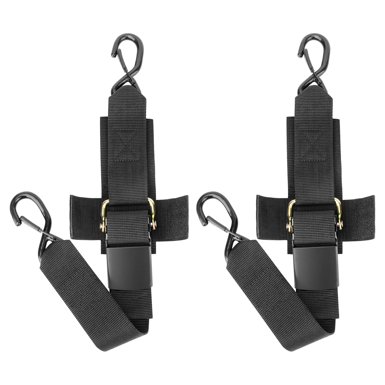 Boat Trailer Tie Down Straps - 2 inch x 24 inch Adjustable Marine Transom Accessories Tie Down Strap to Trailer for Trailering Safety with Boat,