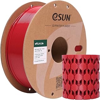 eSUN PLA Filament 1.75mm, Modifiziertes 3D Drucker Filament PLA, Maßgenauigkeit +/- 0.03mm, 1KG Spule (2.2 LBS) 3D Druck F...