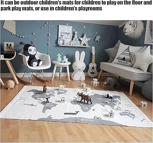 Miniatura 5 de World Map Pat Play Mat, Soft Mat, L Foldable Play with Non Slip Bottom, Eonal Floor for Inf Toddlers, Home Nursery r