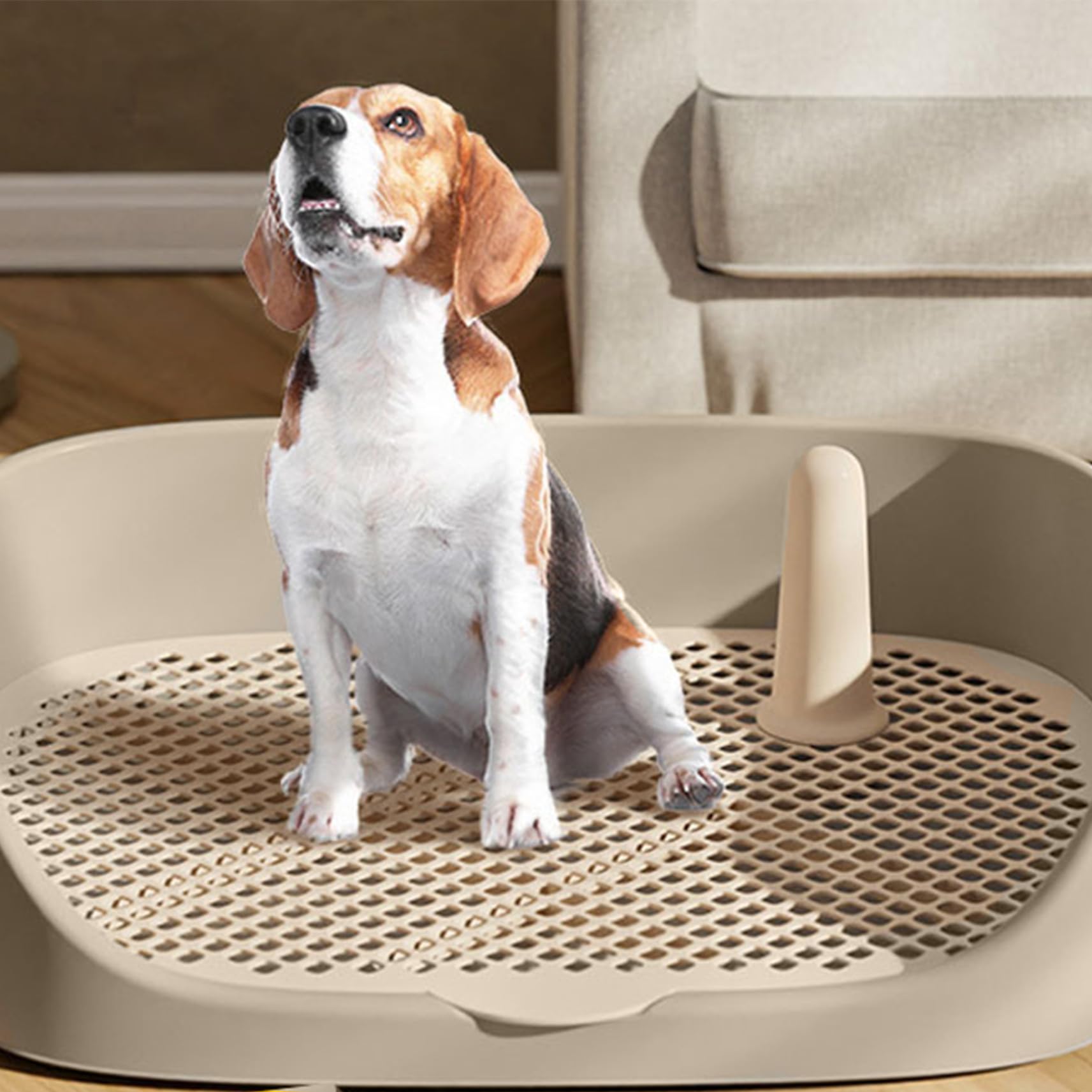 Bac à litière pour Chien, 15,75 x 11,81 x 4,33 Pouces, Grand Pot d'intérieur Anti-déversement pour Chien, bac à litière pour Chien d'entraînement, Pot Portable pour Chien, bac à litière pour Chien