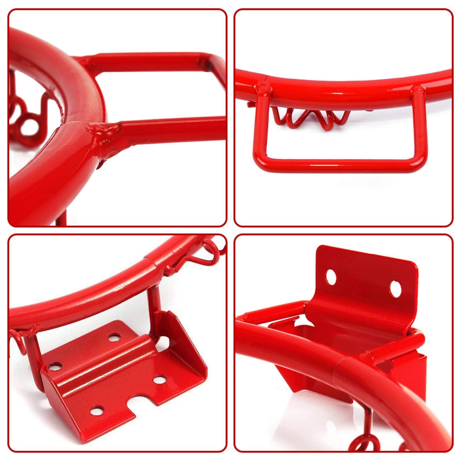Basketballkorb Wandmontage, Basketballring für Kinder mit Netzschraube, Basketball Korb für Drinnen und Draußen, Durchmesser 32 cm, Metall