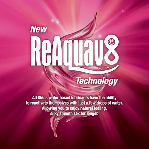Miniatura 4 de Skins Skins Excite - Lubricante compatible con condones a base de agua con tecnología Reaquav8, 4.4 onzas líquidas (4.4 fl oz)