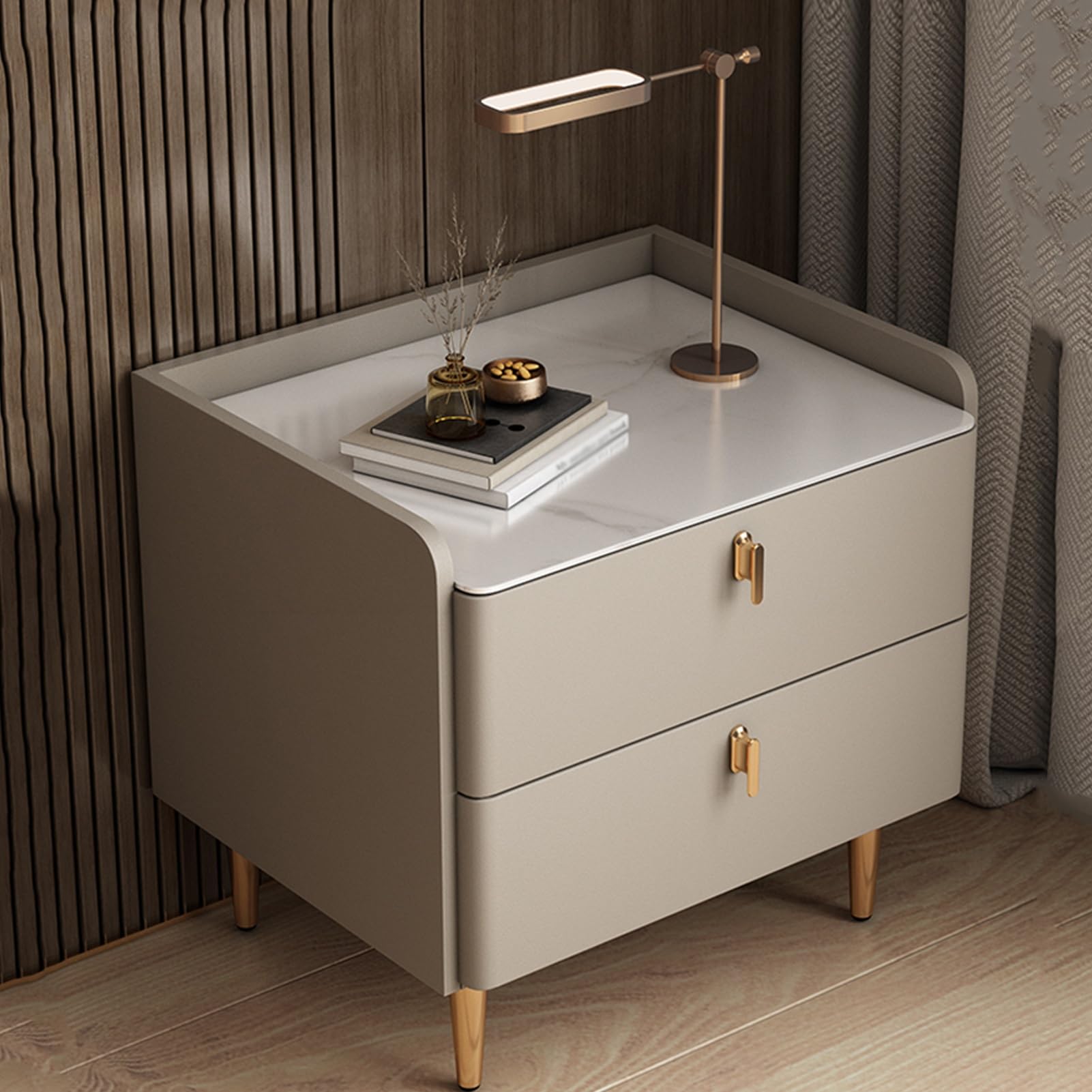 Table d'appoint de bout de chambre minimaliste et pratique en bois