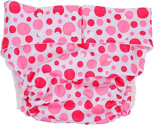 DOITOOL Pañal de tela para adultos, lavable y reutilizable, almohadilla absorbente, ropa interior para cirugía de próstata de ancianos, mujeres y