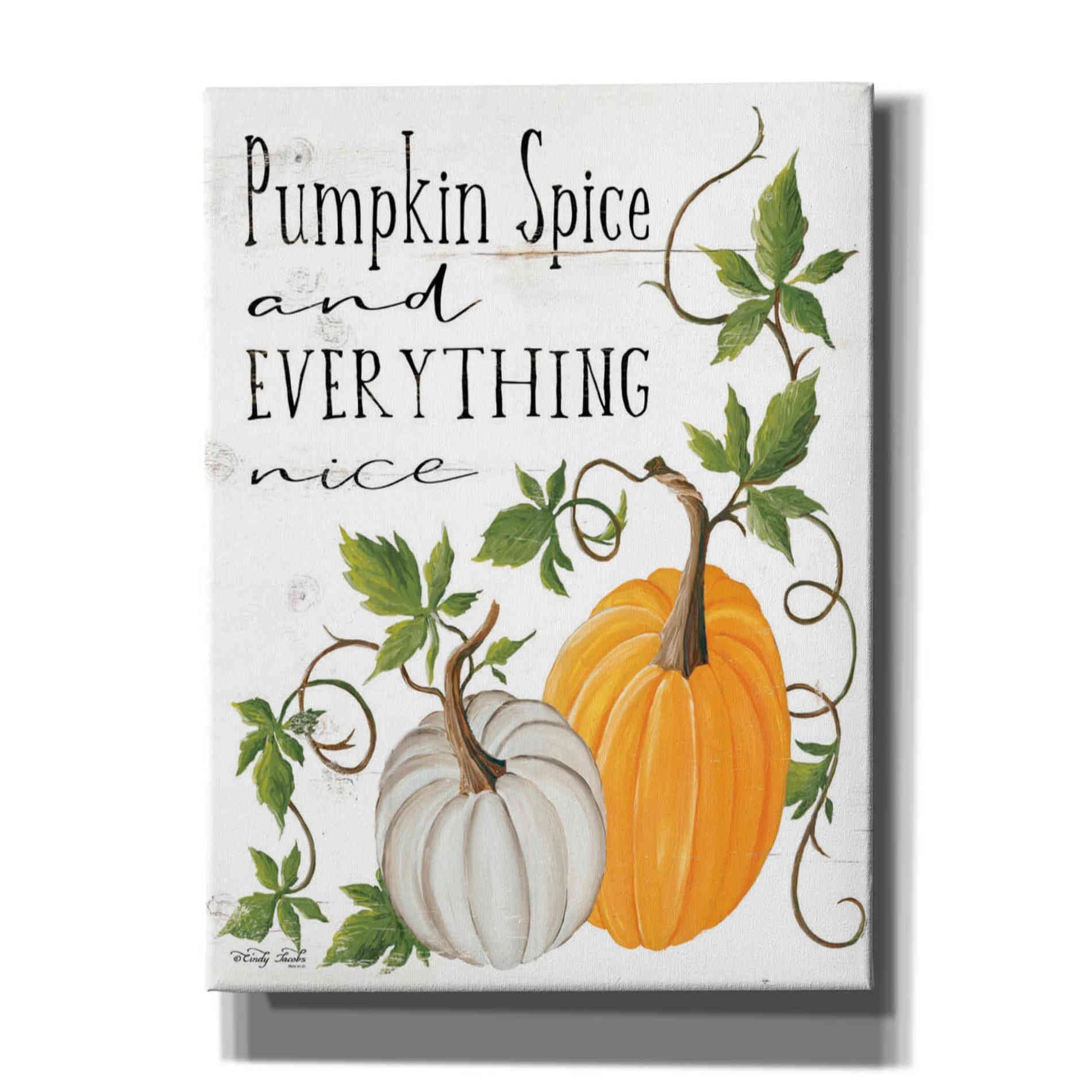 Bioprocess Pumpkin Spice And Everything Nice Decor Poster Wall Art Tin Sign Decor Metal Sign Poster 8X12 Inches