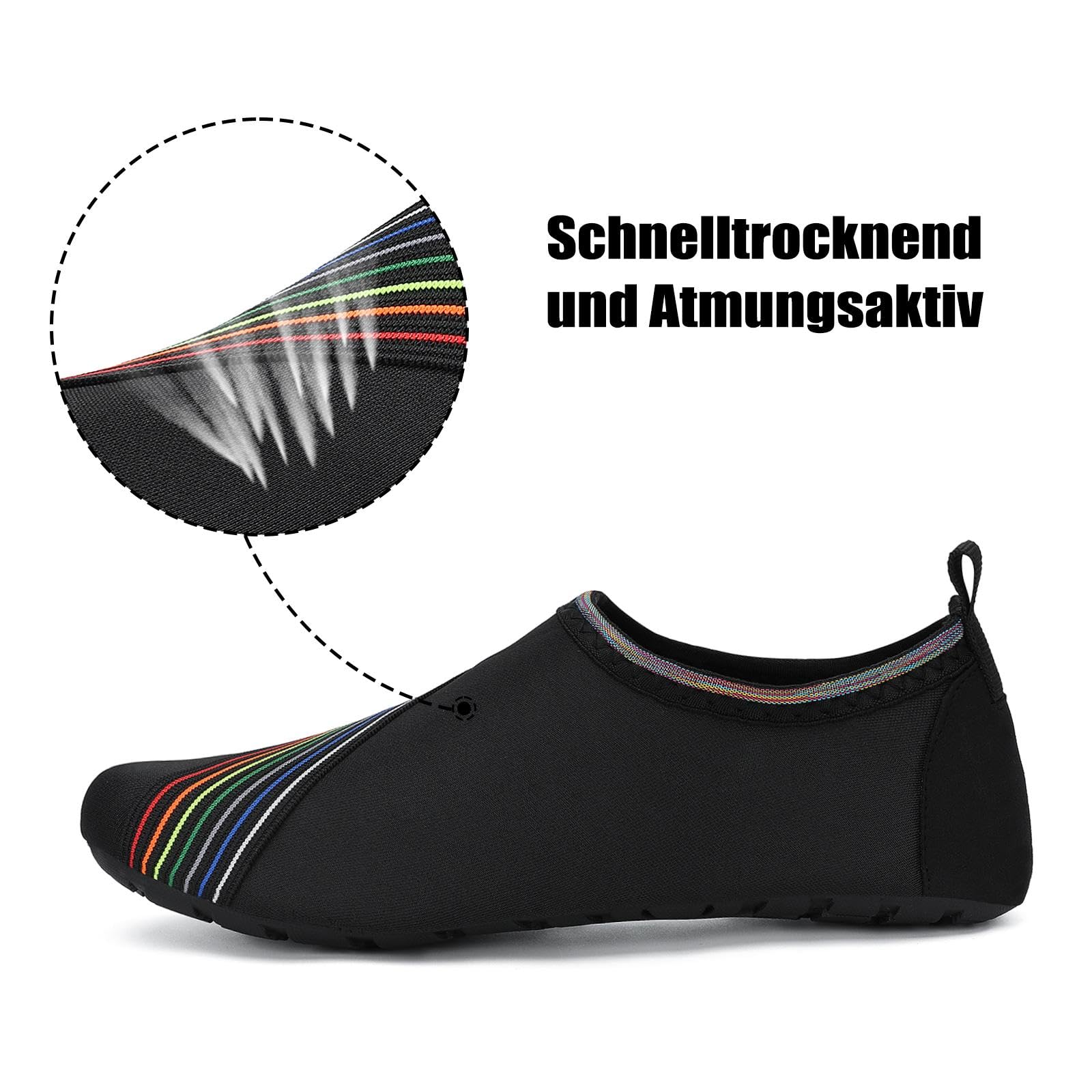 SAGUARO Scarpe da Scoglio Uomo Donna Scarpette Scoglio Leggere Scarpe Mare Asciugatura Rapida Scarpette Mare Scarpe Spiaggia Antiscivolo Scarpe per Acqua Immersione Surf, Gr.36-47 EU