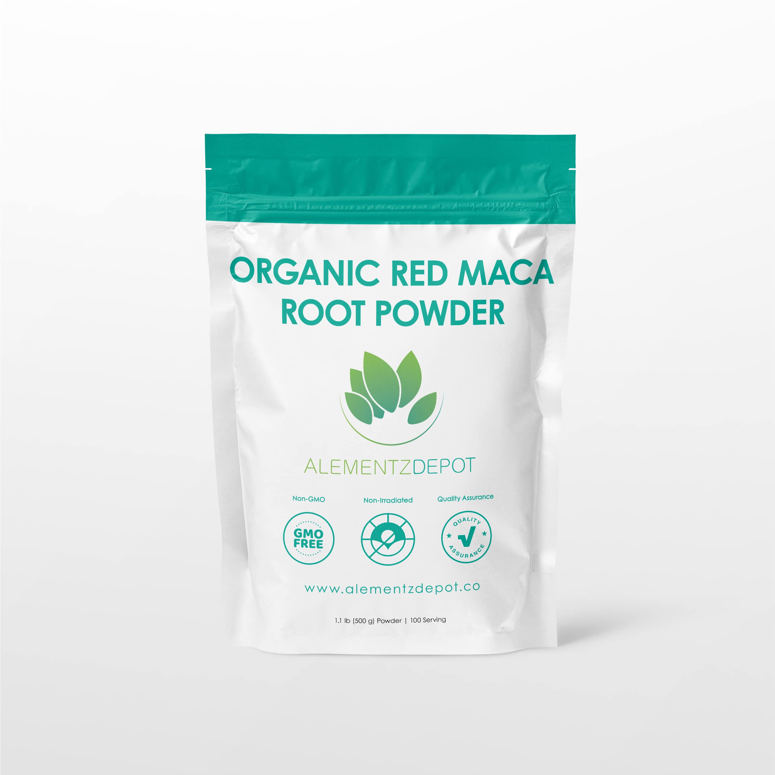 Organic Red Maca Root Powder, 500 Grams (1.1 lbs.), Grown in Peru, Rich in Antioxidants, Help Energy, Stamina, Endurance, Strength and Immune System, No Additives, No Fillers.