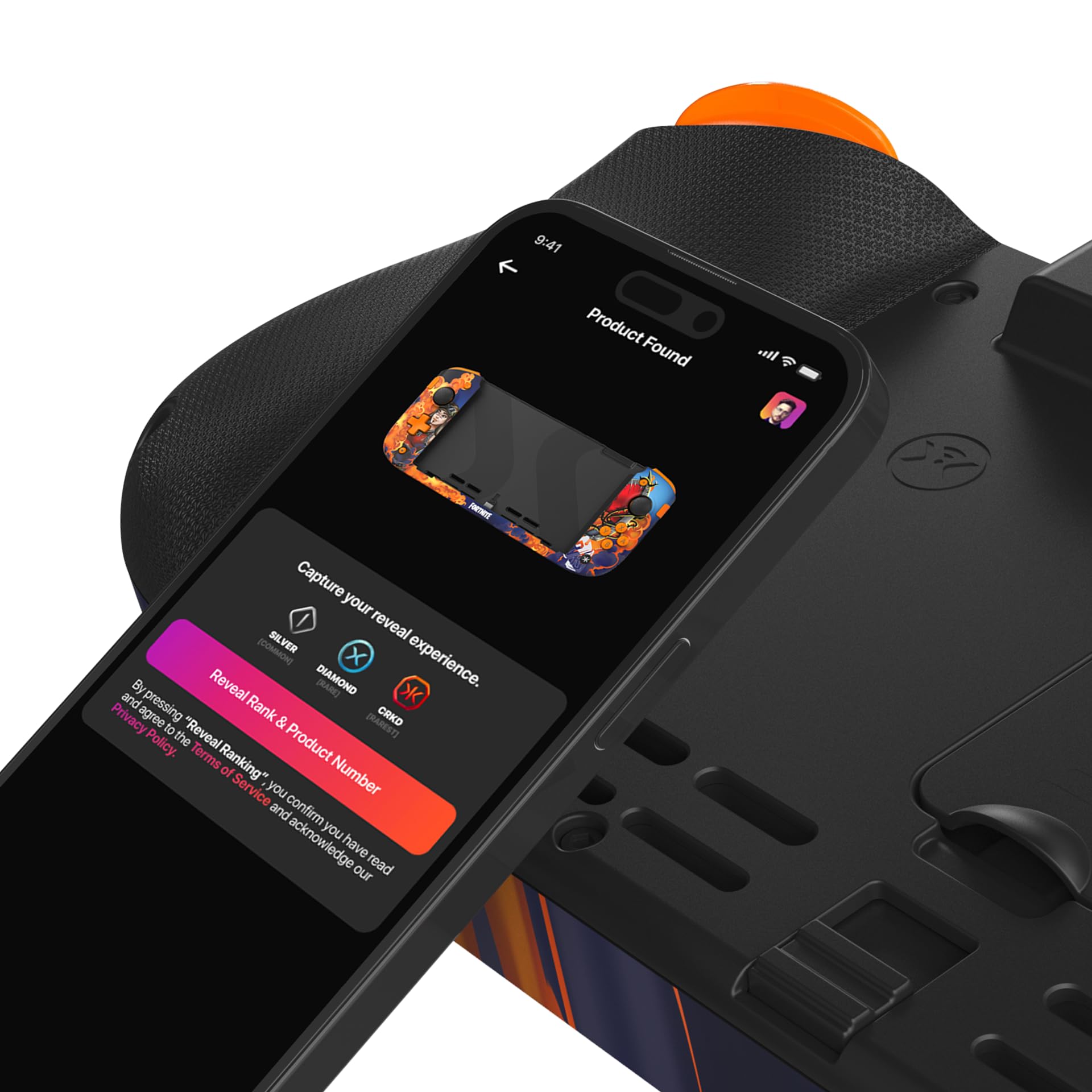 CRKD Nitro Deck+ - Controller portatile Pro per Nintendo Switch e modello OLED, agganciabile per TV, sidekicks programmabili e pulsanti posteriori, sistema True Collection (Renegade Raider Fortnite