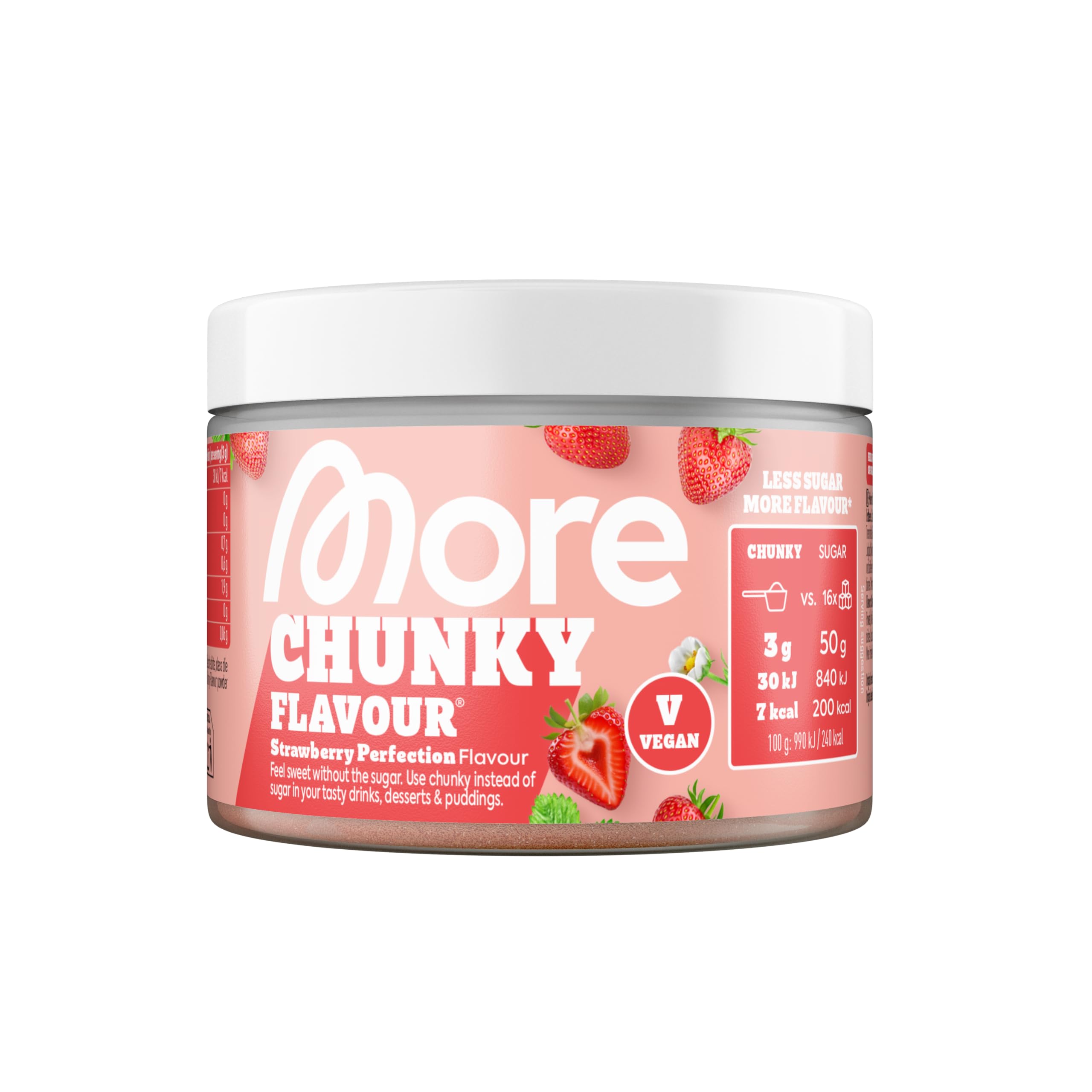 MORE Chunky Flavour, Strawberry Perfection, 150 g