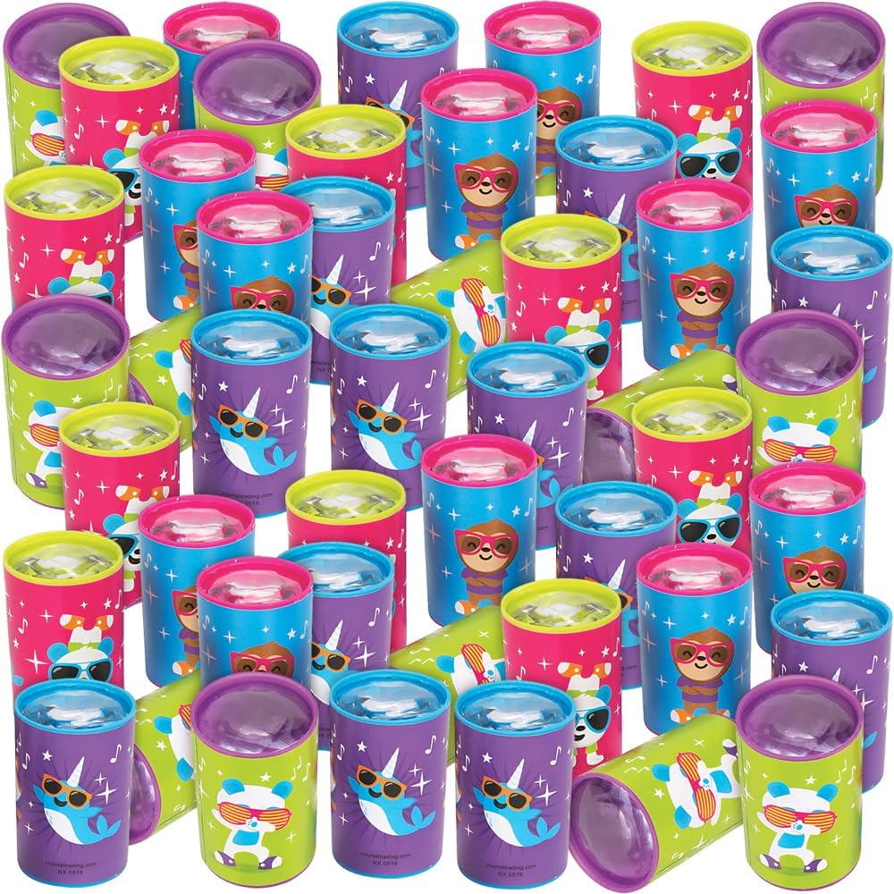 Fun Express Mini Dancing Animals Prisms - 48 Pieces