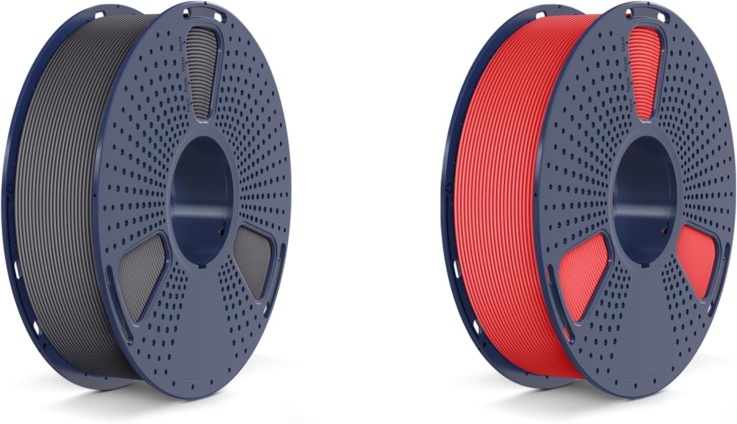 SUNLU High Speed PETG Filament 1.75mm Bundle, PETG 2 Pack, Grey+Red