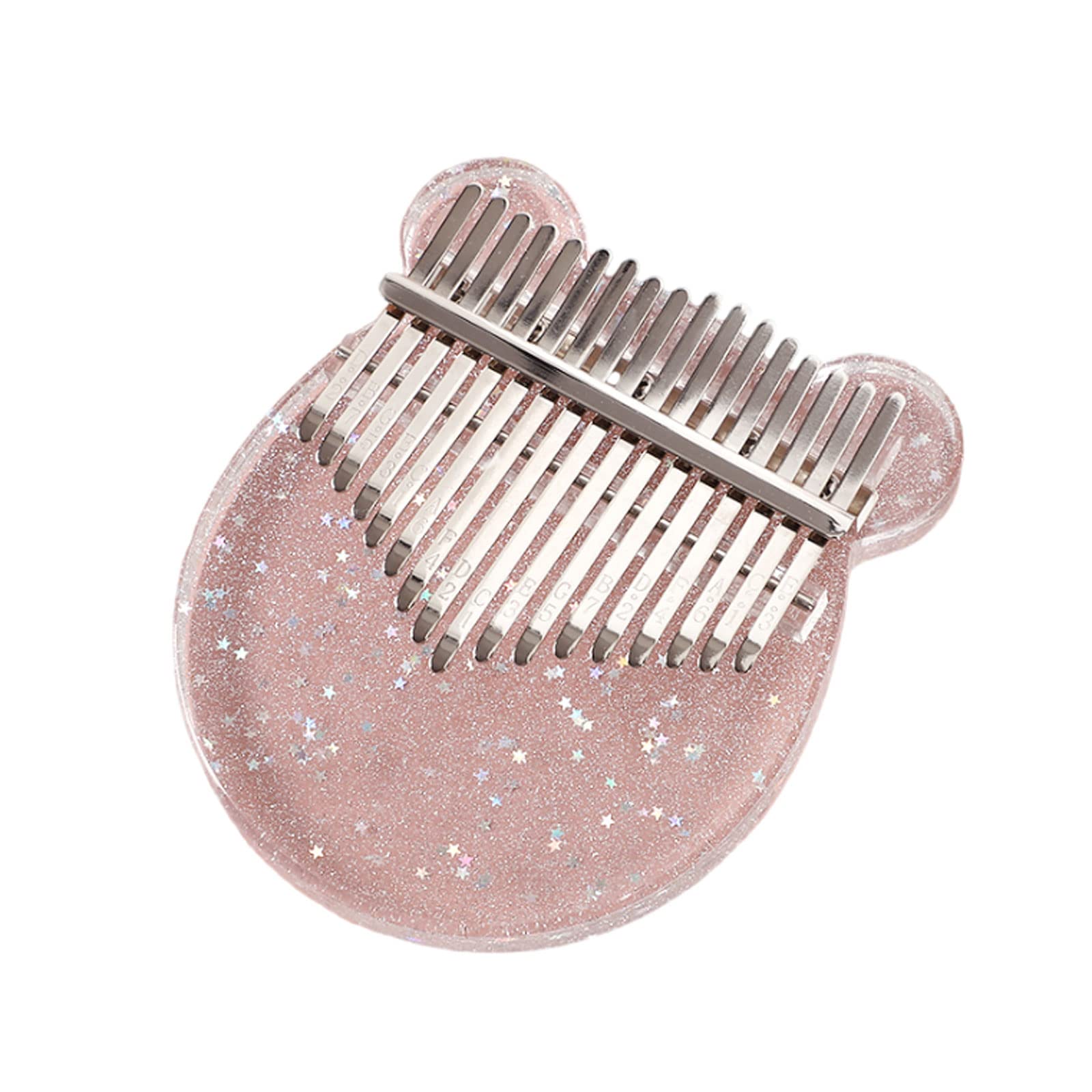 Suono Squisito Thumb Piano 17 Tasti Crystal Star Finger Piano in Acrilico ， 3 Diverse Forme ， Strumento Musicale Regalo per Principianti Amanti della Musica Facile da Giocare