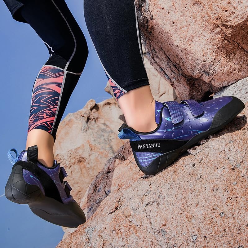 Rock Climbing Shoes for Men & Women Bouldering Shoes for Indoor Outdoor Climbing Slip-Resistant Lightweight