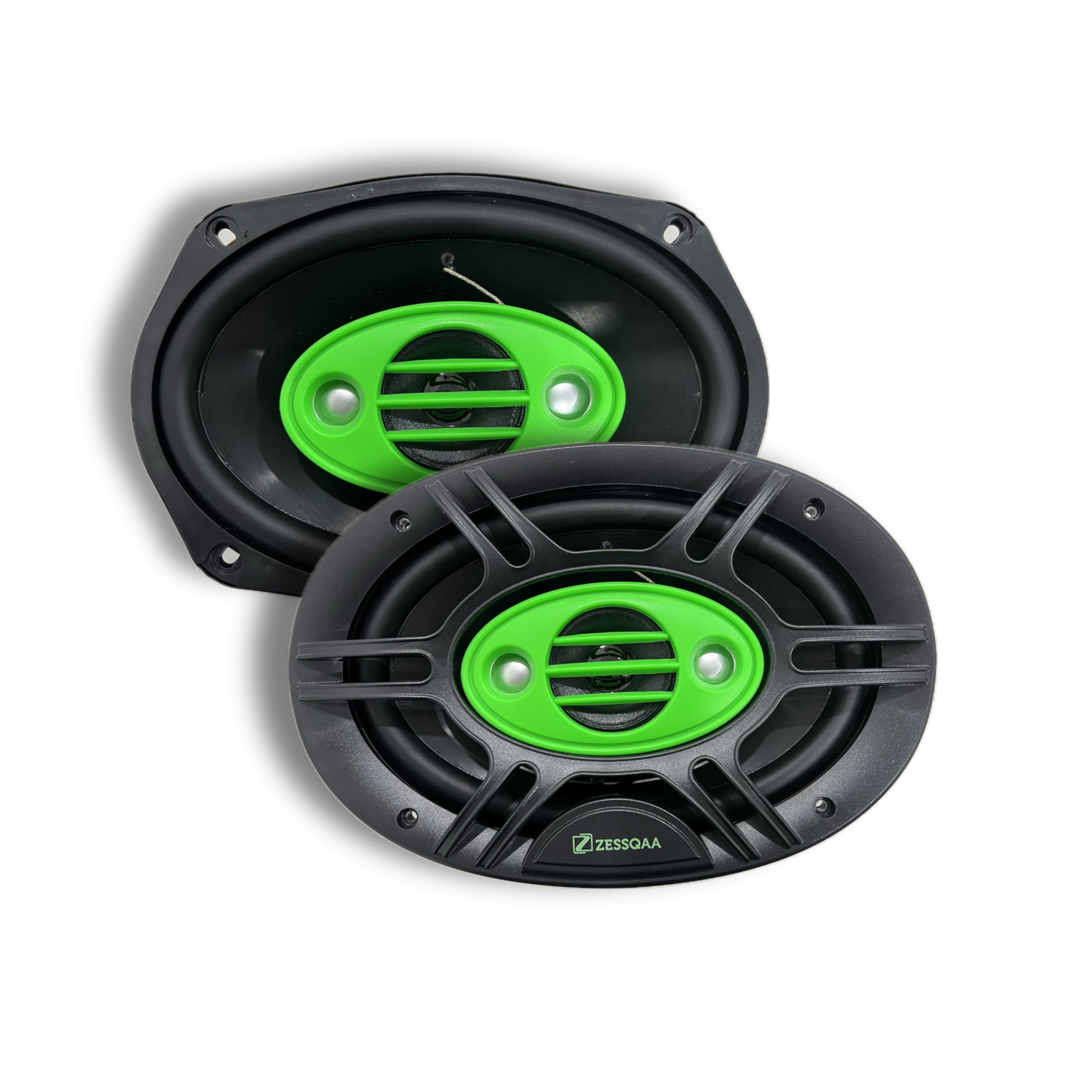 ZQ-6901SPK Oval 3 Way High Performance Coaxial Car Speaker with Inbuilt PEI Car Tweeter and HOP Woofer 6X9 Inch 800W Pair (Black)-image-26