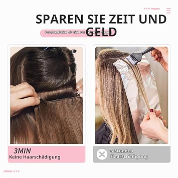 FLUFYMOOZ Clip-In Extensions 60 cm 6 Pieces Long Wavy Clip-In Hair Extensions Thick Natural Soft Synthetic Hairpiece for Women Girls Natural Ash Blonde