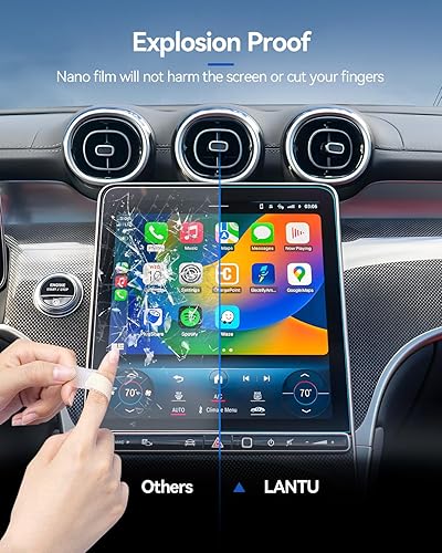 Miniatura 261 de Protector de pantalla de coche para Ford Edge 2024 2025 2023 2022 2021 (SE/SEL/ST-Line/Titanio/ST) Accesorios Protector de pantalla de vidrio