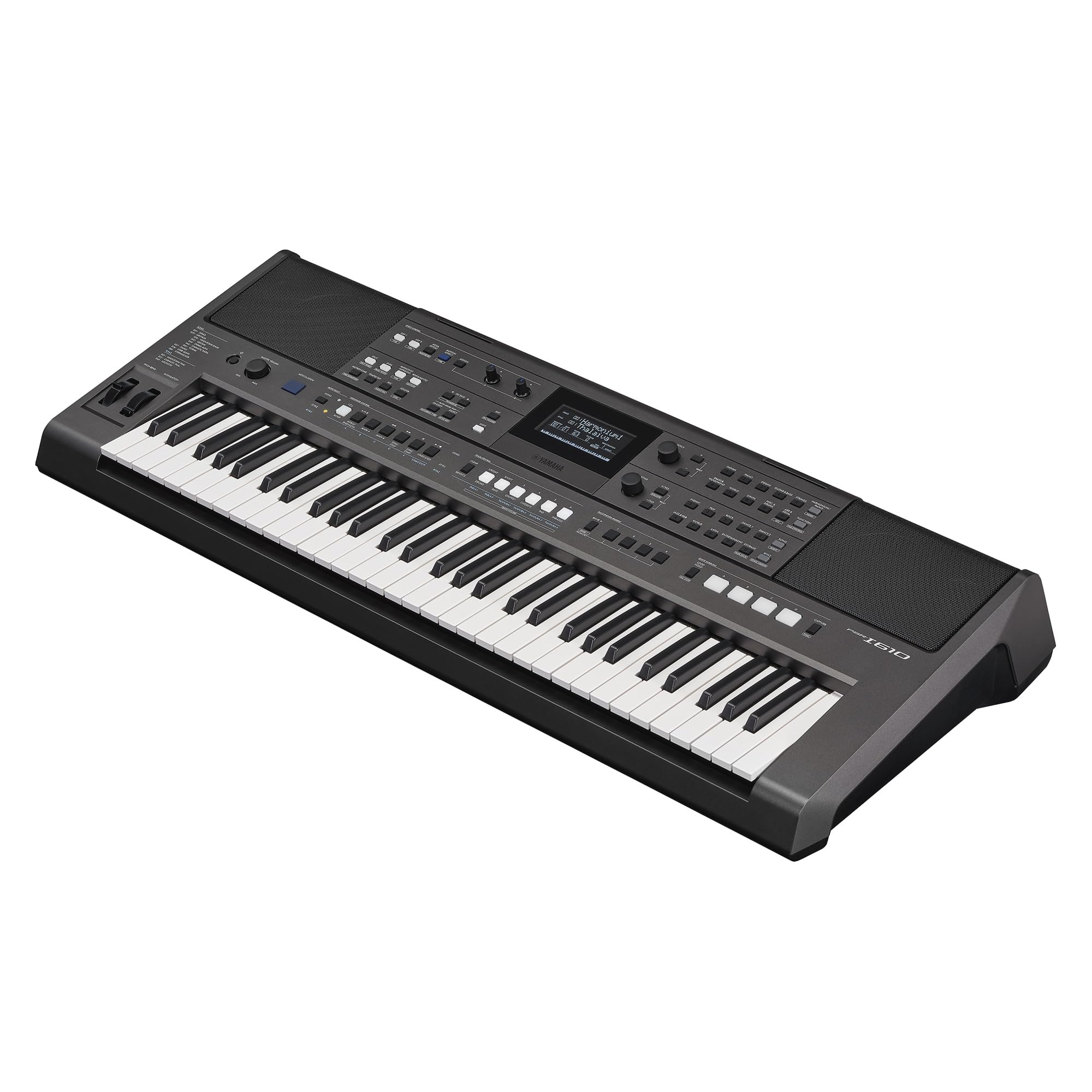 Yamaha PSR-I610 61-Key Professional Portable Keyboard, Upgraded from PSR-I510, Indian & Western Tones, Songs, Advanced Accompaniment Styles, Performance-Ready Features, Power Adapter Included