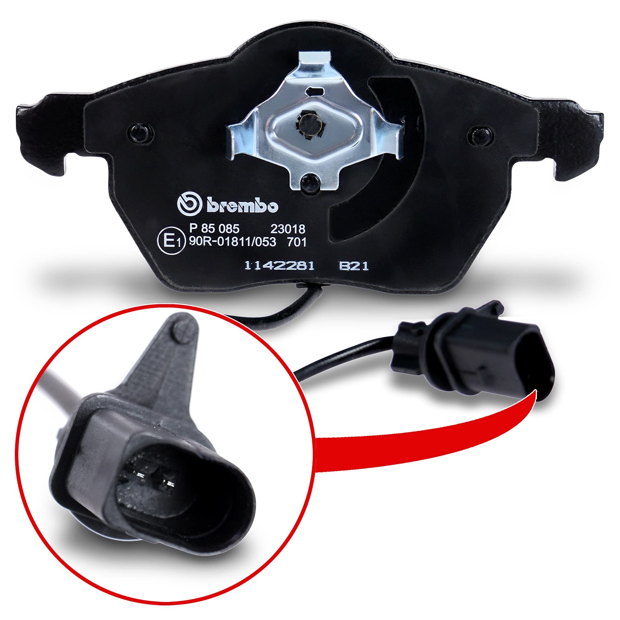 BREMBO Set di freni Coated Disc Line incl. dischi freno anteriori Ø 288mm ventilati + posteriori Ø 245 mm pieni + pastiglie freno anteriori e posteriori Compatibile con AUDI A4 B6, A4 B7 Cabrio (8HE)