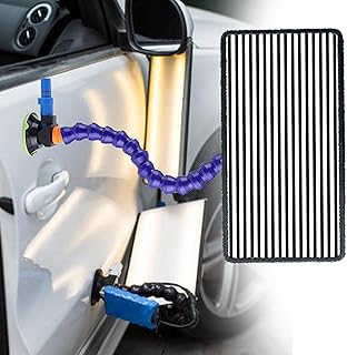 Lámpara LED PDR para abolladuras Coche, 3 Tiras línea (combinación 6 Colores),14,8x7,7 Pulgadas,Herramienta reparación abolladuras sin Pintura, Tablero de línea para abolladuras de Coche