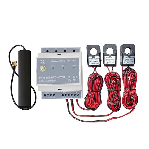 Bi-direccional, carril DIN, monitor solar fotovoltaico, monitor de uso de energía, asistente doméstico, Modbus TCP/RTU, medidor de energía
