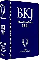 BÍBLIA KING JAMES 1611 COM ESTUDO HOLMAN 6° EDIÇÃO ( CAPA AZUL)