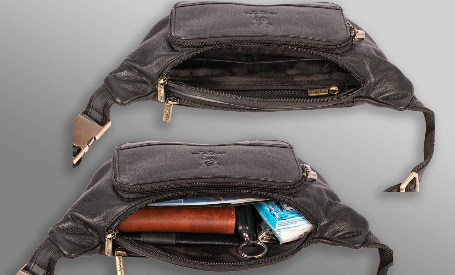 Matador Bauchtasche, Borsa a spalla uomo Nero Nero/Nero