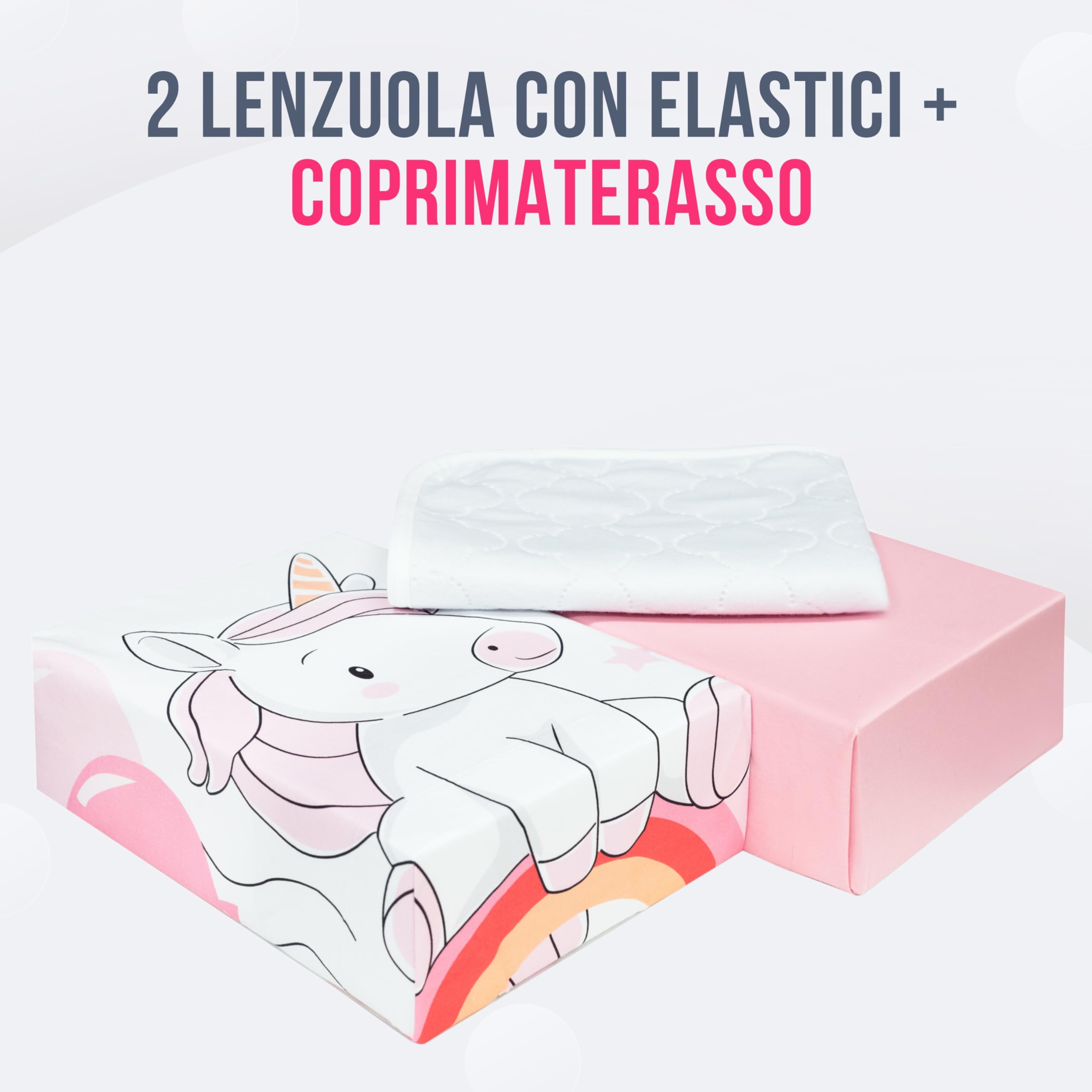 GOYSILA Chicco Next To Me Beddengoed, compatibel met 4 stuks, katoen, 100% Oeko-Tex, complete matras voor wieg, cosleeping hoeslaken, babybed, Next2me Dream Cullami Kinderkraft eenhoorns GOYSILA Chicco Next To Me Beddengoed, compatibel met 4 stuks, katoen, 100% Oeko-Tex, complete matras voor wieg, cosleeping hoeslaken, babybed, Next2me Dream Cullami Kinderkraft eenhoorns