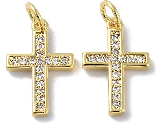 Miniatura 17 de Craftdady Dijes de cruz pequeños estilo tibetano, colgantes de cruz de plata antigua para manualidades, aretes, pulseras, collares, joyería Plata