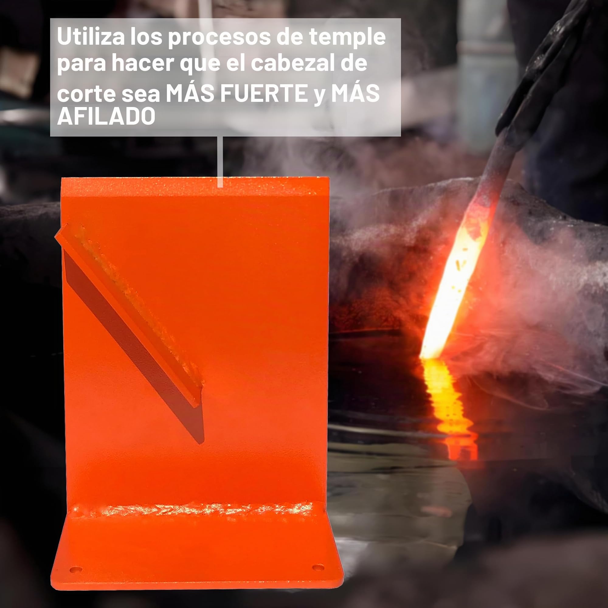 Hi-Flame Divisor de leña para Estufa de leña, Chimenea y Hoguera, Color Naranja