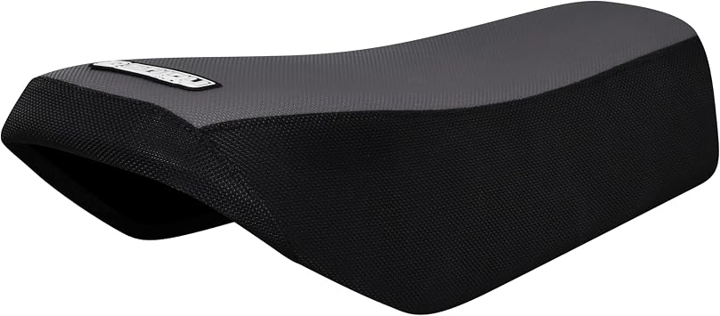 Enjoy Mfg Seat Cover - Compatible with Yamaha 1978-1981 DT 125 175 MX 175 250 Black Sides Standard #335 Black Sides/Grey top Standard