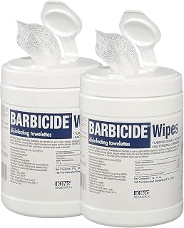 BARBICIDE Disinfecting Wipes - EPA-Registered Broad Spectrum Disinfectant wipes for Salon and Home | 160 Count (Pack of 2)