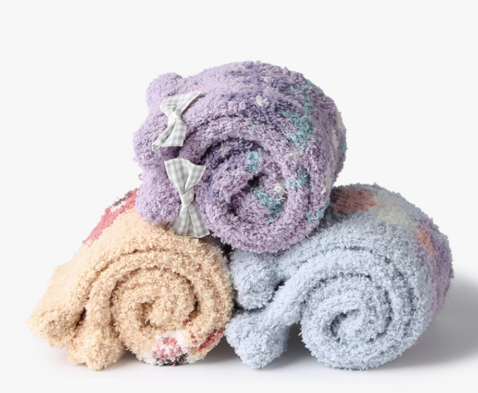 Chaussettes Chaussettes Running Socquettes Chaussettes En Molleton De Corail Femmes Automne Et Hiver Polaire Épaississement Plancher De La Maison Moyen Tube Confinement En Peluche Chaud Mignon Chausse