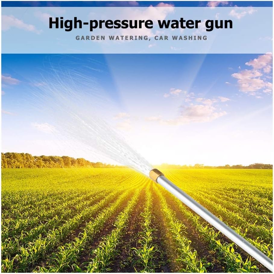 Lawn Garden Nozzle High Pressure Water Gun Spray Hose Garden Watering Car Washing Cleaning Tool Garden Water Jet Pressure Washer Gun