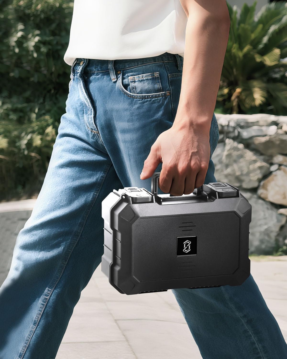 OZCHIN Smell Proof Box with Lock – Large Smell Proof Container, Waterproof & Crushproof Case for Home, Travel, and Camping, Secure Portable Odor Proof Box & Great Gift Idea