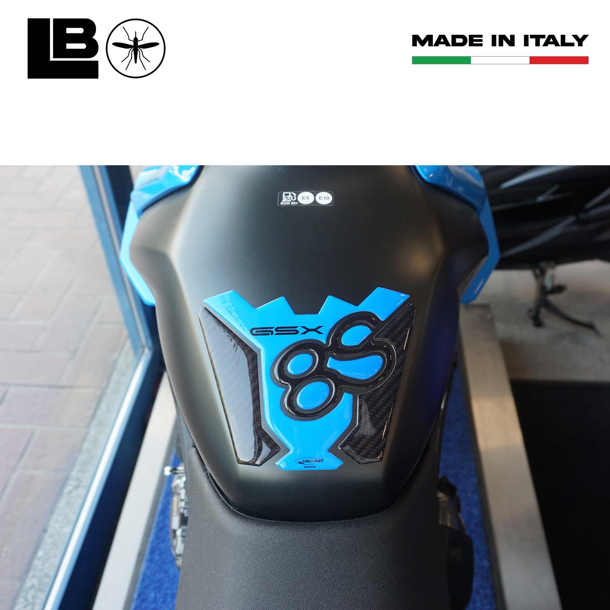 Stickers 3D Résinés Labelbike Pour Protéger Ton Réservoir Suzuki - Antichoc, Imperméable, Facile à Poser