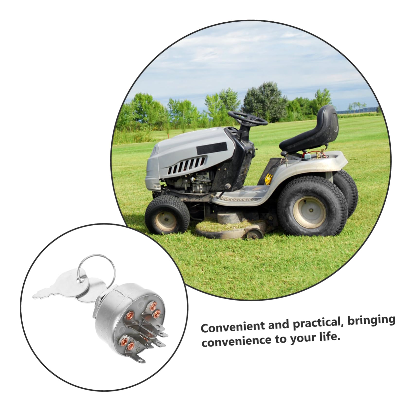 BESPORTBLE 4piezas Interruptor De Encendido De Tractor con Compatible con Interruptor De para Cortacésped Reemplazo y Seguro para De Cortacésped