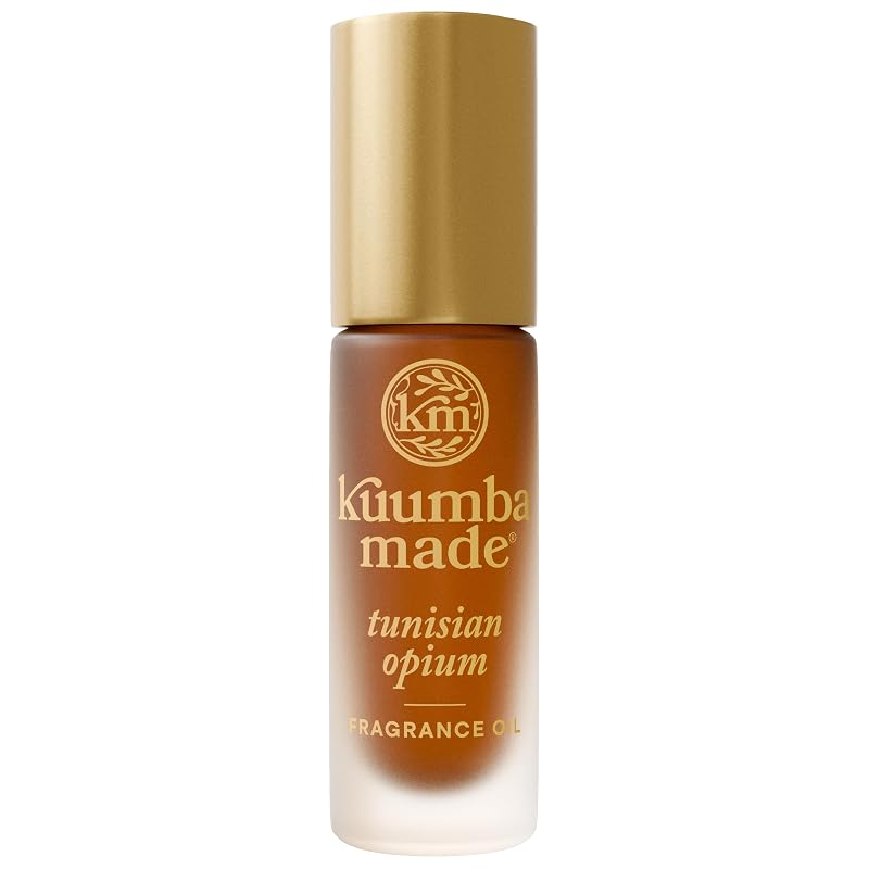 Kuumba Made Tunisian Opium Óleo de Fragrância em Roll-On sem Álcool, 4,5 mL