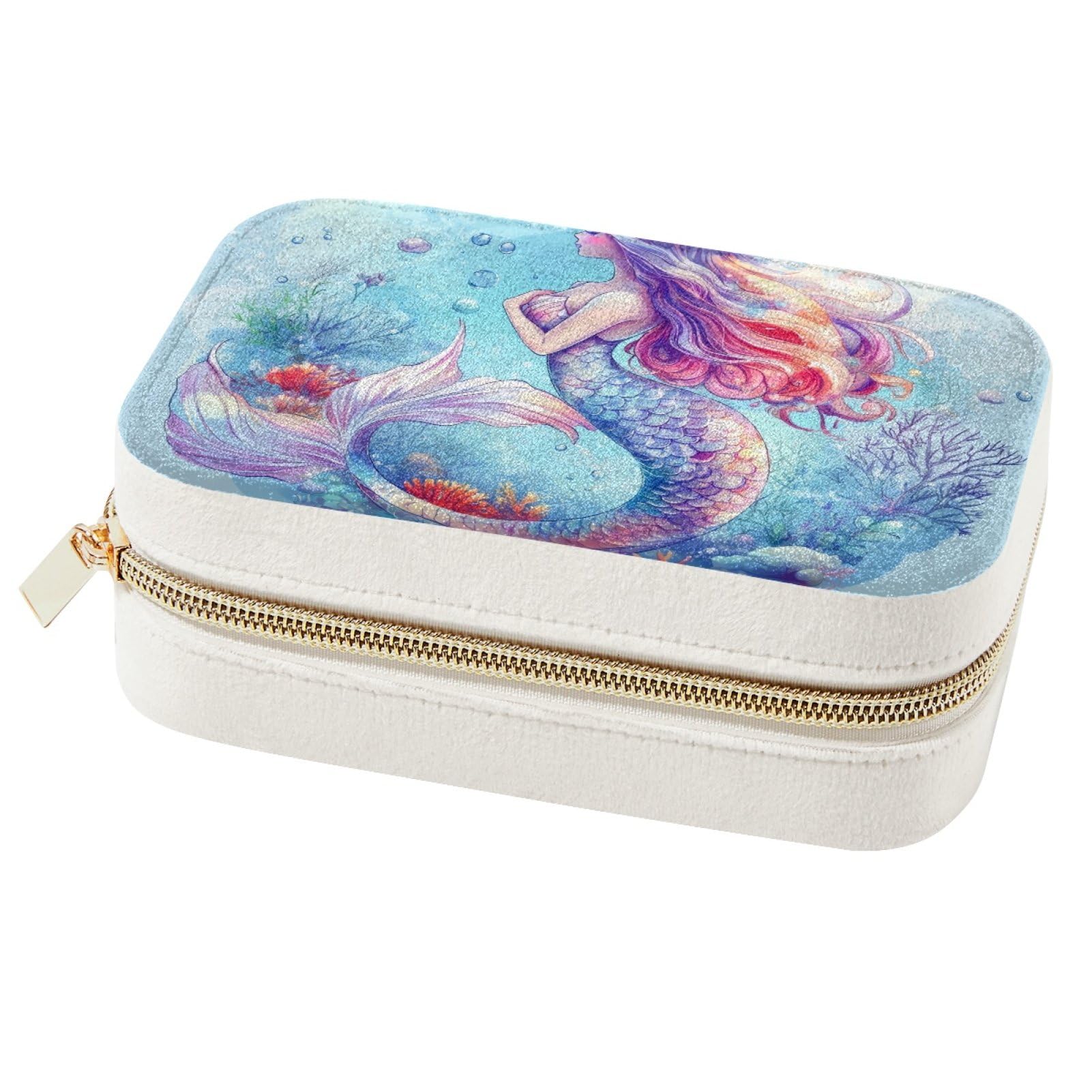 Boîte à bijoux sirène de mer, idée cadeau pour fille