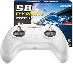 Controlador FPV Flight Simulator para DJI Virtual Flight, controlador de treinamento de drone realista de 8 canais para VelociDrone, Liftoff, DRL e muito mais, Plug and Play para celular e PC