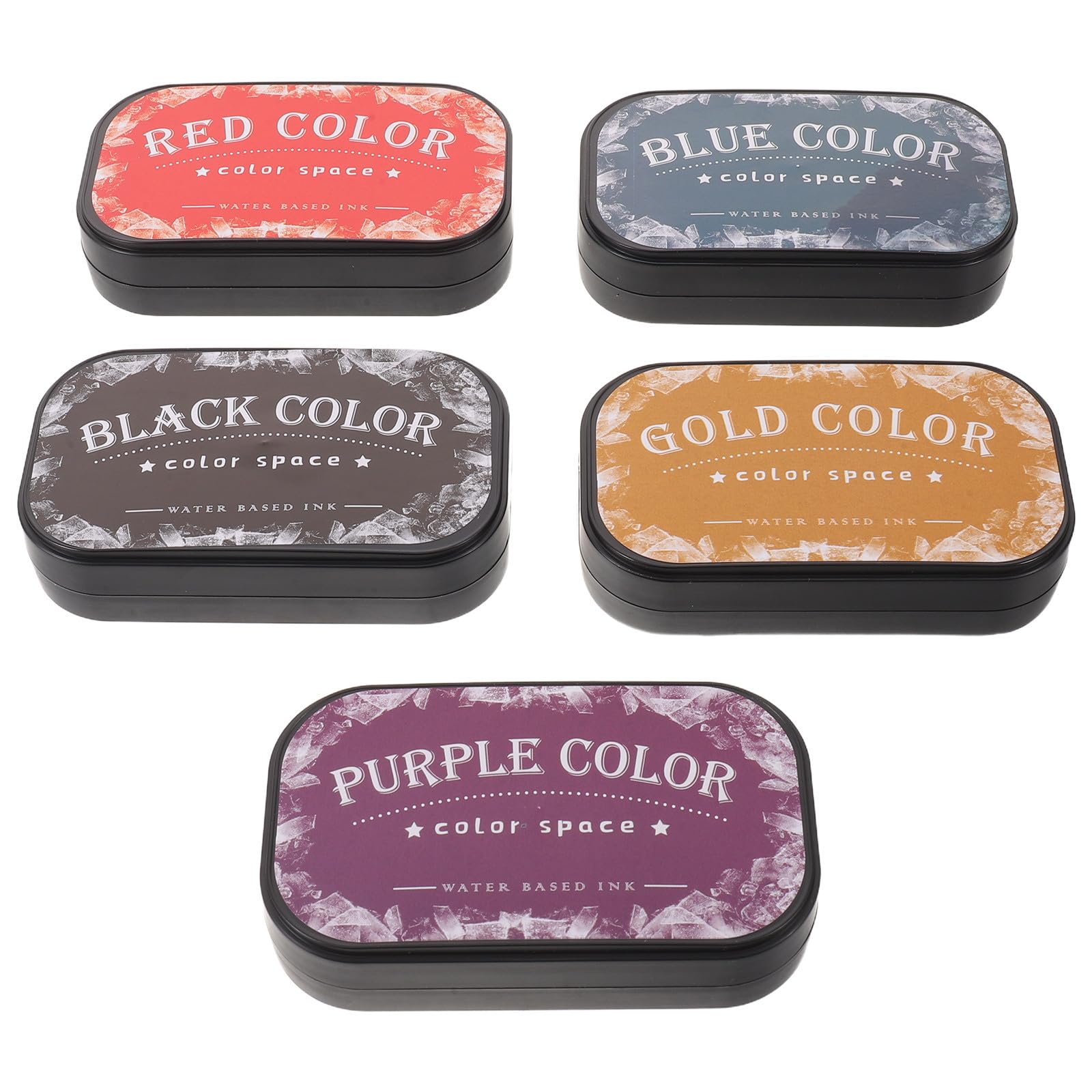 Almohadillas de tinta para sellar portátiles SHERCHPRY set vintage de nitidez duradera