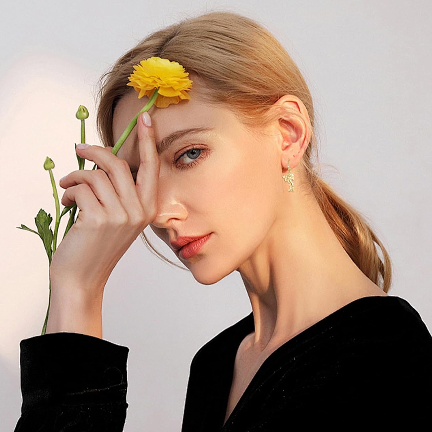 Horse Earrings for Women 925 Sterling Silver Horse Earrings Kentucky Derby Jewelry Gifts for Women - Image 3